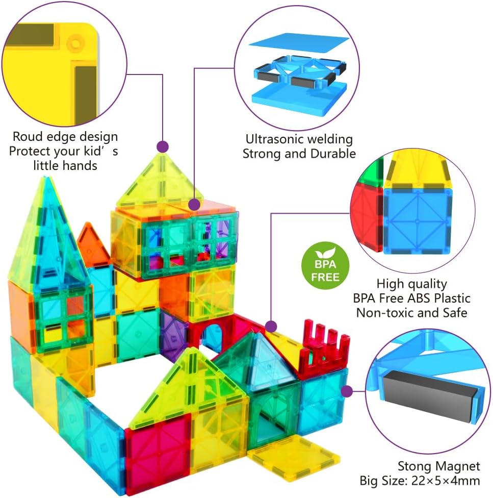 108pcs Magnetic Blocks - Jasonwell