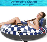 Jasonwell Inflatable River Tube Float - Heavy Duty River Float Pool Floats Lake Premium Water Tubes for Floating Recreational River Raft Lounge Floaties with 2 Cup Holders for Adult - Jasonwell