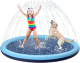 Kids Dog Splash Pad Sprinkler - Jasonwell Non Slip Dog Sprinkler Pad Splash Puppy Pool Summer Outdoor Water Toys Backyard Durable Splash Pad for Toddlers Kids Small Medium Large Dogs Pets - Jasonwell