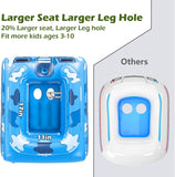 Inflatable Tank Pool Floats Kids - Jasonwell Toddler Pool Floaties Swimming Pool Tank with Water Cannon Gun Swim Floaty Rafts Lake Beach Party Pool Toys for Boys Girls Toddlers Kids (Blue-M) - Jasonwell