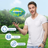 Jasonwell Pool Beach Water Football - 2 Pack Waterproof Football Strong Grip Fun Water Toys Games for Swimming Pool Beach Lake Park Backyard Outdoor Play for Kids Children Teens Adults Family (B&G) - Jasonwell