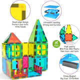 65 PCS Magnetic Tiles Building Blocks - Jasonwell