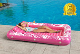 Inflatable Tanning Pool Lounger Float - Jasonwell 4 in 1 Sun Tan Tub Sunbathing Pool Lounge Raft Floatie Toys Water Filled Tanning Bed Mat Pad for Adult Blow Up Kiddie Pool Kids Ball Pit Pool (TR-XL) - Jasonwell