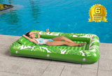 Inflatable Tanning Pool Lounger Float - Jasonwell 4 in 1 Sun Tan Tub Sunbathing Pool Lounge Raft Floatie Toys Water Filled Tanning Bed Mat Pad for Adult Blow Up Kiddie Pool Kids Ball Pit Pool (TG-XXL) - Jasonwell