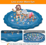 Jasonwell Splash Pad Sprinkler for Kids 60" Splash Play Mat Outdoor Water Toys Inflatable Splash Pad Baby Toddler Pool Boys Girls Children Outside Backyard Dog Sprinkler Pool for Age 1 2 3 4 5 6 7 8 9 - Jasonwell