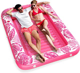 Inflatable Tanning Pool Lounger Float - Jasonwell 4 in 1 Sun Tan Tub Sunbathing Pool Lounge Raft Floatie Toys Water Filled Tanning Bed Mat Pad for Adult Blow Up Kiddie Pool Kids Ball Pit Pool (TR-XL) - Jasonwell