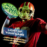 Jasonwell Glow in The Dark Football - Strong Grip Light Up Football Toy Stuff Sports Balls for Boys Kids Teenage Junior Youth Adult Outdoor Christmas Birthday Gifts for Age 6-8 8-12 13 + Year Old No.3 - Jasonwell