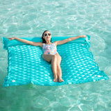 Jasonwell Giant Inflatable Floating Mat - Pool Float Lake Float Raft Lounge Floating Water Mat for Swimming Pool Floatie Lounger Beach Pool Party Toy Adults (Green-XL) - Jasonwell