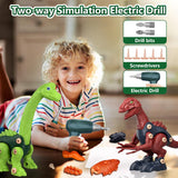 Jasonwell Kids Building Dinosaur Toys - Boys STEM Take Apart Construction Set Educational Dino Kit Play Set Easter Party Favors Christmas Birthday Gifts for Toddler Girls Age 3 4 5 6 7 8 + Year Old - Jasonwell