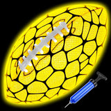 Jasonwell Glow in The Dark Football - Strong Grip Light Up Football Toy Stuff Sports Balls for Boys Kids Teenage Junior Youth Adult Outdoor Christmas Birthday Gifts for Age 6-8 8-12 13 + Year Old No.6 - Jasonwell