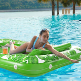 Inflatable Tanning Pool Lounger Float - Jasonwell 4 in 1 Sun Tan Tub Sunbathing Pool Lounge Raft Floatie Toys Water Filled Tanning Bed Mat Pad for Adult Blow Up Kiddie Pool Kids Ball Pit Pool (TG-XL) - Jasonwell