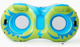Jasonwell Inflatable River Tube Float - 2 Person Heavy Duty Pool Float With Removable Cooler, Lake Water Tubes for Floating, Raft Lounge Floatie With 2 Cup Holders for Adults