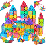 Jasonwell Magnetic Tiles Kids Magnetic Blocks Building Sets 3D Magnet Tile Building Blocks Magna Construction Educational STEM Toys Gifts for Toddlers Boys Girls 3 4 5 6 7 8 9 10 + Year Old - Jasonwell