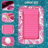 Inflatable Tanning Pool Lounger Float - Jasonwell 4 in 1 Sun Tan Tub Sunbathing Pool Lounge Raft Floatie Toys Water Filled Tanning Bed Mat Pad for Adult Blow Up Kiddie Pool Kids Ball Pit Pool (TR-XXL) - Jasonwell