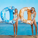 Jasonwell Inflatable Pool Float Chair - Floating Pool Chair Lounge Floats for Swimming Pool Water Chair Pool Lounger with Cup Holder Pool Toy Party Floaties for Adults - Jasonwell