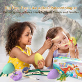Dinosaur Eggs Dig Kit Toys - 12 Dino Fossil Eggs Excavation Kit w Play Mat for Kids Easter Party Favor Basket Stuffers STEM Toy Christmas Birthday Gift for Boys Girls Age 3 4 5 6 7 8 9 10 + Years Old - Jasonwell