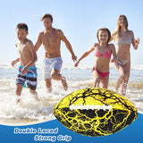 Jasonwell Pool Beach Water Football - Waterproof Football Strong Grip Fun Water Toys Games for Swimming Pool Beach Lake Park Backyard Outdoor Play for Kids Children Teens Adults Family - Jasonwell