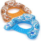 Jasonwell Inflatable Pool Float Chair - 2 Pack Floating Pool Chair Lounge Floats for Swimming Pool Water Chair Pool Lounger with Cup Holder Toy Party Floaties for Adults XL - Jasonwell