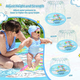 Jasonwell Splash Pad Sprinkler for Kids Splash Play Mat Outdoor Water Toys Inflatable Splash Pad Baby Toddler Pool Boys Girls Children Outside Backyard Dog Sprinkler Pool Age 1 2 3 4 5 6 7 8 9 (68'') - Jasonwell