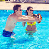 Jasonwell Pool Beach Water Football - 2 Pack Waterproof Football Strong Grip Fun Water Toys Games for Swimming Pool Beach Lake Park Backyard Outdoor Play for Kids Children Teens Adults Family (O&G) - Jasonwell