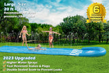 Jasonwell Slip and Slide Lawn Toy - Lawn Water Slides Summer Slip Waterslide for Kids Adults 20ft Extra Long with Sprinkler N 3 Bodyboards Backyard Games Outdoor Splash Water Toys Outside Play Park - Jasonwell