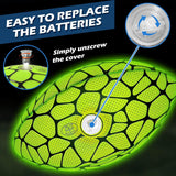 Jasonwell Glow in The Dark Football - Strong Grip Light Up Football Toy Stuff Sports Balls for Boys Kids Teenage Junior Youth Adult Outdoor Christmas Birthday Gifts for Age 6-8 8-12 13 + Year Old No.3 - Jasonwell