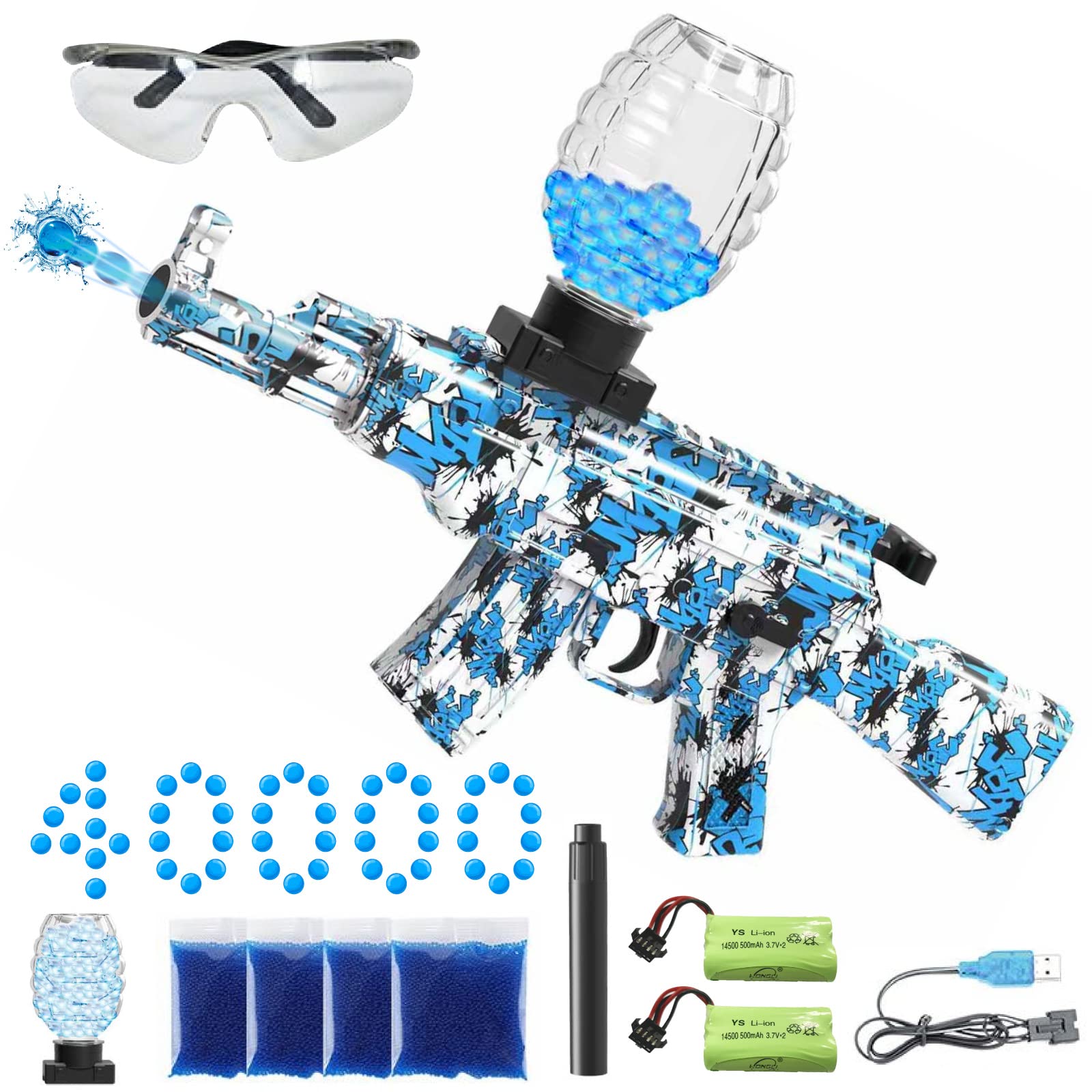 Joyvalley Gel Ball Shoots Toys - Blue - Jasonwell