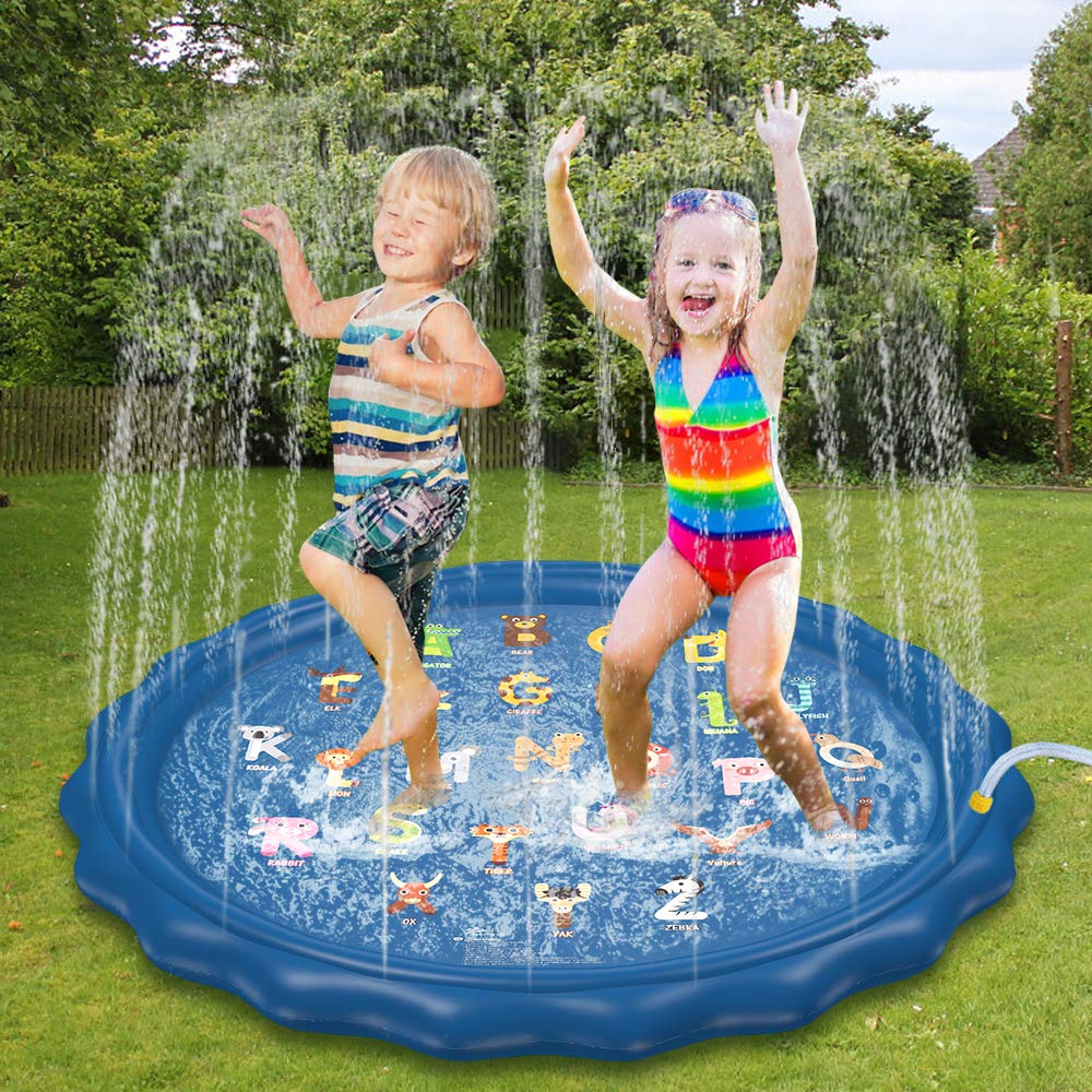 Sprinkler for Kids Toddlers Splash Pad Play Mat - Jasonwell