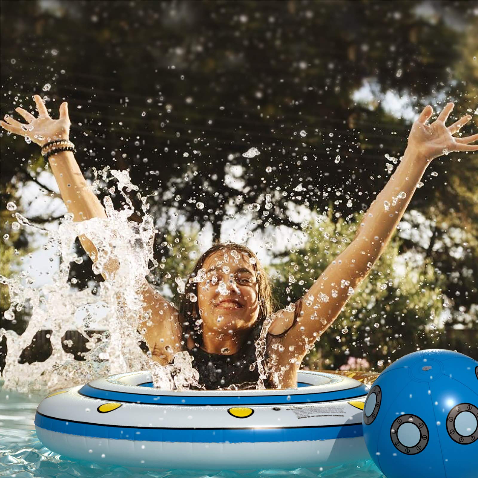 UFO Inflatable Pool Float - Jasonwell