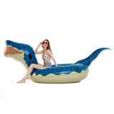 Orange Dinosaur-Shaped Pool Floats - Jasonwell