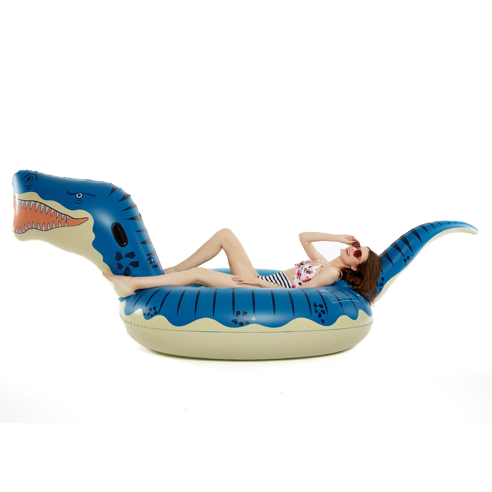 Orange Dinosaur-Shaped Pool Floats - Jasonwell