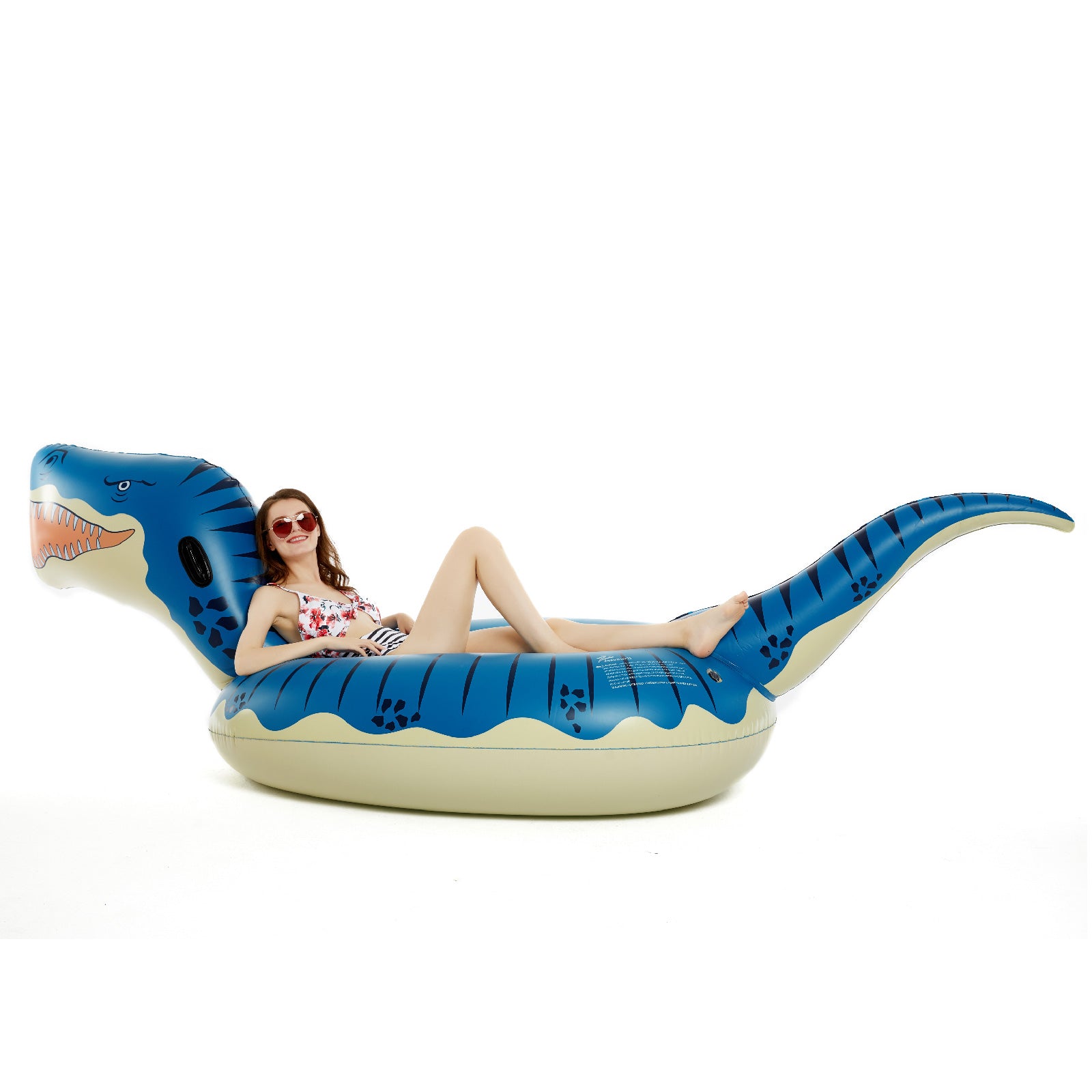 Orange Dinosaur-Shaped Pool Floats - Jasonwell