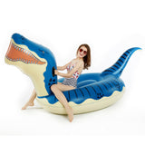 Orange Dinosaur-Shaped Pool Floats - Jasonwell