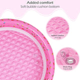Donuts Inflatable Baby Kiddie Pool Wading Pool for Backyard (Pink) - Jasonwell