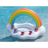 Rainbow Cloud Inflatable Drink Holder Floating - Jasonwell