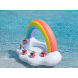 Rainbow Cloud Inflatable Drink Holder Floating - Jasonwell