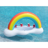 Rainbow Cloud Inflatable Drink Holder Floating - Jasonwell