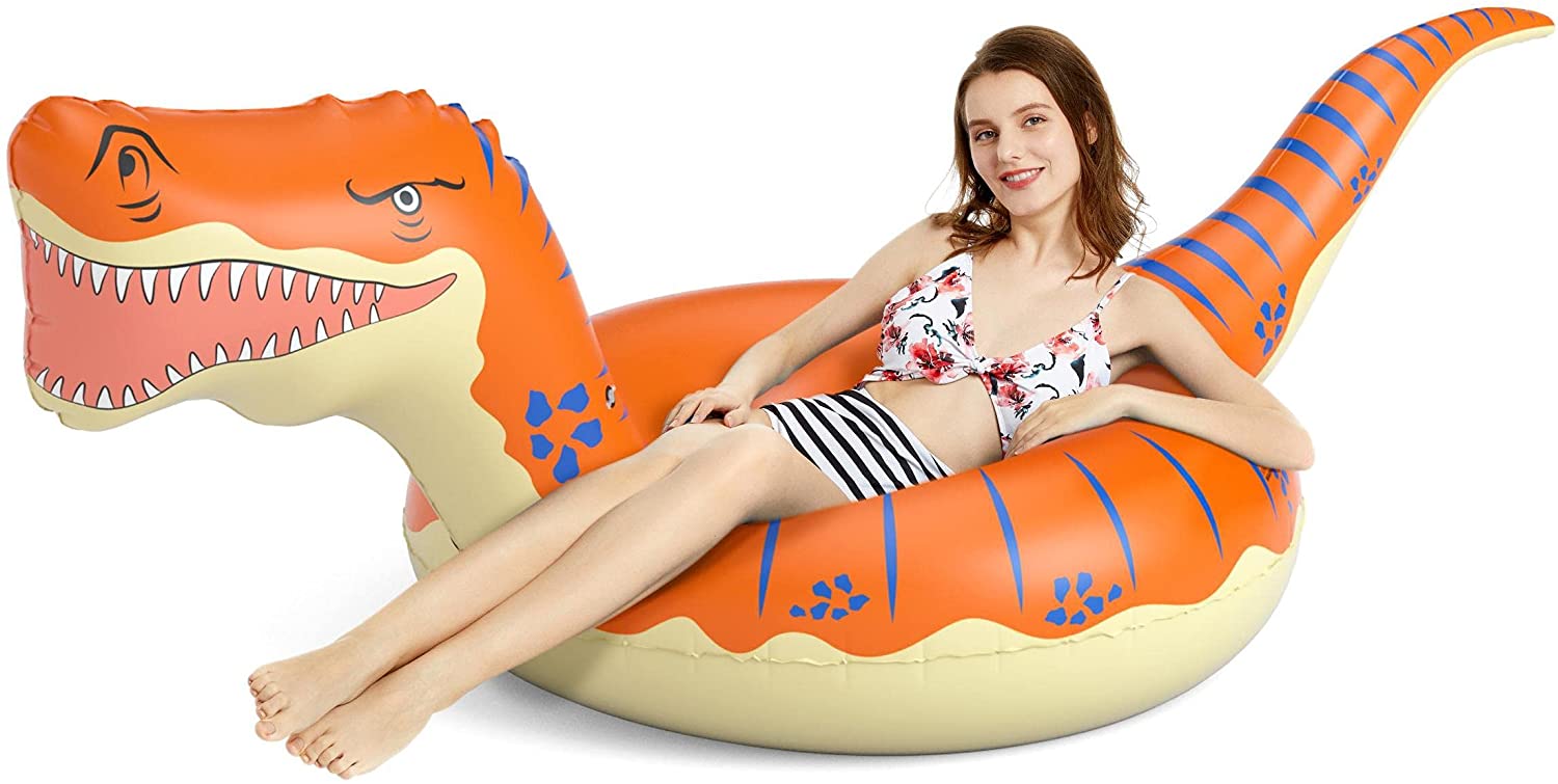 Jasonwell Inflatable Dinosaur Pool Float - Jasonwell