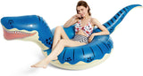 Jasonwell Inflatable Dinosaur Pool Float Tube for Boys Girls Adults 93'' T-Rex Floatie Summer Beach Swimming Pool Inflatables T-Rex Ride on Party Pool Raft Lounge Kids Tyrannosaurus Rex Dinosaur Toys