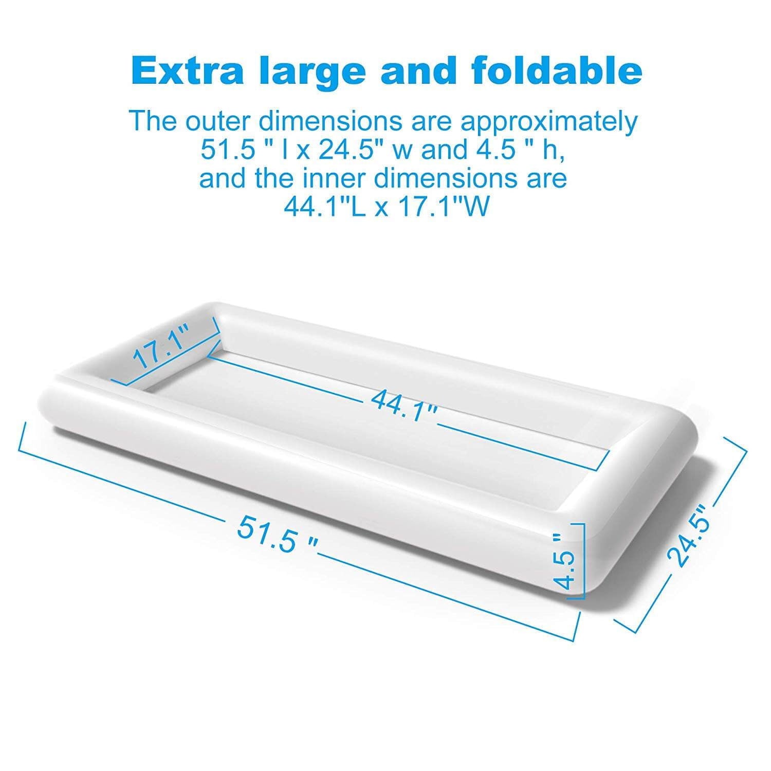 Rectangular Inflatable Container Drink Holder - Jasonwell