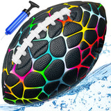 Jasonwell Pool Beach Water Football - Strong Grip Waterproof Football for All-Weather Play Pool Toys Beach Games Outdoor Sports Lake Toy Christmas Birthday Gifts for Kids Boys Teens Adults - Jasonwell