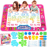 Water Doodle Mat Kids Drawing Toys Gifts for Toddlers 2 3 4 5 Year Old Girl - Jasonwell