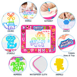 Water Doodle Mat Kids Drawing Toys Gifts for Toddlers 2 3 4 5 Year Old Girl - Jasonwell