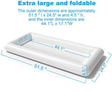 Jasonwell Inflatable Serving Bars Ice Buffet Salad Serving Trays Food Drink Holder Cooler Containers Indoor Outdoor BBQ Picnic Pool Party Supplies Beach Luau Hawaiian Tropical Cooler