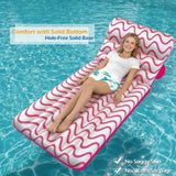 Jasonwell Inflatable Pool Float Adult - Ultra-Comfort Soft Fabric Pool Floaties Lounge Floats Floating Chair Raft with Adjustable Backrest Air Water Lounger Tanning Float for Pool Beach Party (Copy) - Jasonwell