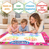 Water Doodle Mat Kids Drawing Toys Gifts for Toddlers 2 3 4 5 Year Old Girl - Jasonwell