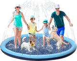 Kids Dog Splash Pad Sprinkler - Jasonwell Non Slip Dog Sprinkler Pad Splash Pool Puppy Dogs Pool Summer Outdoor Water Toys Backyard Durable Splash Pad for Toddlers Kids Small Medium Large Dogs Pet