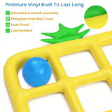 Jasonwell Tic-Tac-Toe Pool Toys Games Floating Tic Tac Toe Pool Games with 10 Balls - Jasonwell