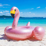 Jasonwell Giant Inflatable Flamingo Pool Float with Fast Valves Summer Beach Swimming Pool Floatie Lounge Floating Raft Outdoor Party Decorations Toys for Adults (XXXL)