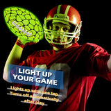 Jasonwell Glow in The Dark Football - Strong Grip Light Up Football Toy Stuff Sports Balls for Boys Kids Teenage Junior Youth Adult Outdoor Christmas Birthday Gifts for Age 6-8 8-12 13 + Year Old No.6